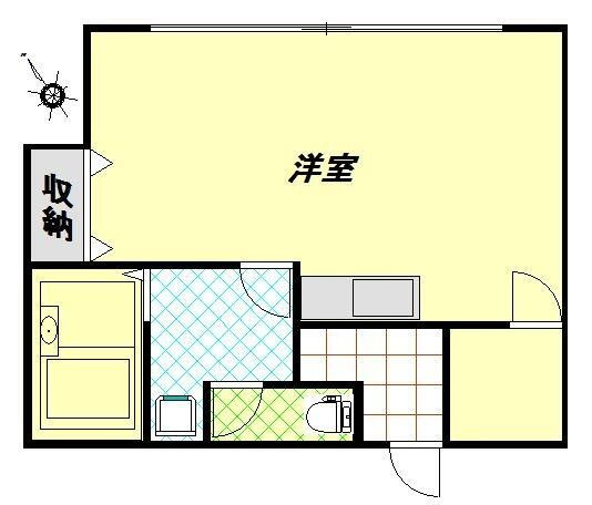 クロノス獨協大学前の間取り
