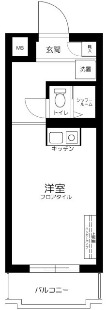 スカイコート阿佐ヶ谷第２の間取り