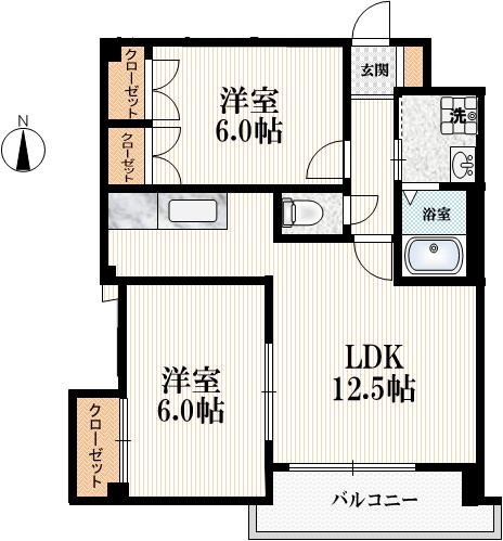 アーバンヒル哲学堂の間取り