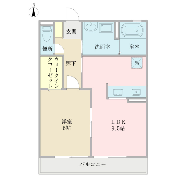 スプリームの間取り