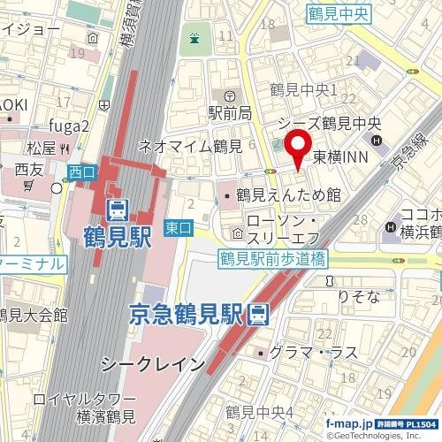 ＮＩＣアーバンスピリッツ鶴見Ⅱの地図