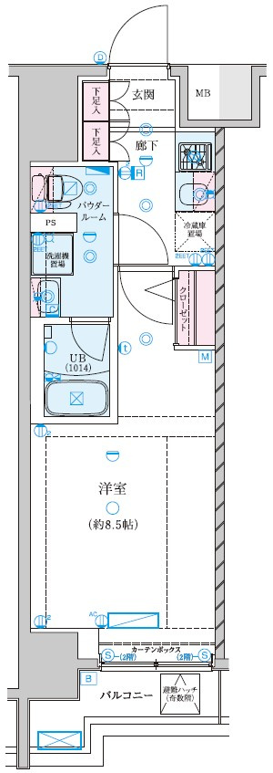 GENOVIA新子安の間取り