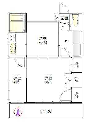 さくらハイツの間取り