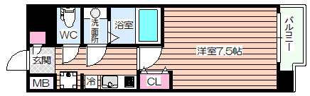【間取り】 | エスリード新大阪コンフォールⅡ番館