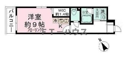 レオ伍拾八番館の間取り