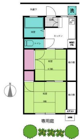 シティーハイム　エイトの間取り