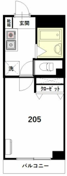 １Ｋ、バス・トイレ別