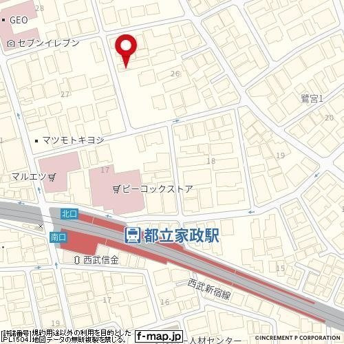 エスポワール（中野区）の地図