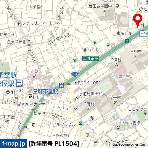 メゾン・ド・リベラルの地図