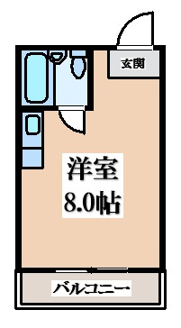 【間取り】 | エスポワール若江岩田