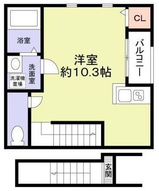 ベル　アビタシオンの間取り|間取りです。