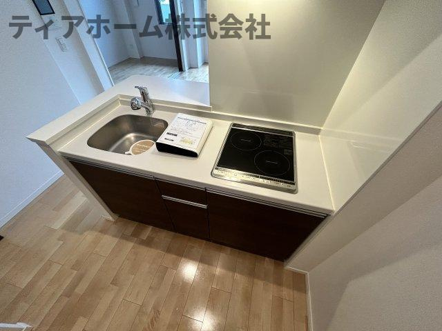 香芝市穴虫の賃貸マンションのキッチン