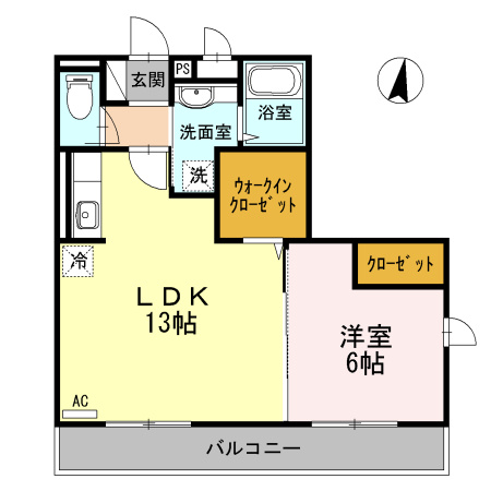 プレヴェール南林間の間取り
