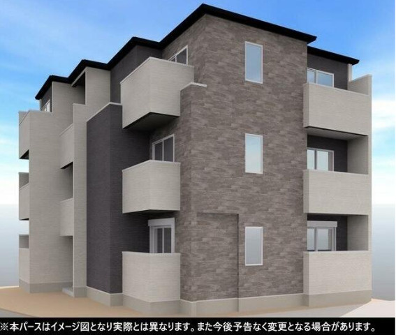 KEIAI RESIDENCE 北野の外観パース