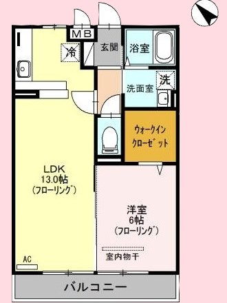 エスベランサ　Aの間取り