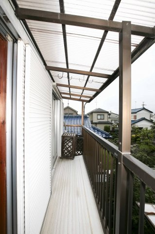 加須市南町貸家のバルコニー