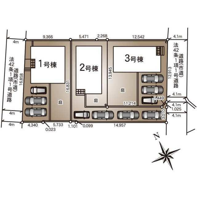 合志市須屋第18の区画図