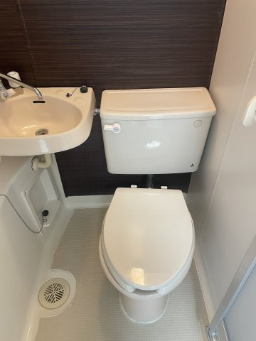 グリーンコーポパートⅠのトイレ|落ち着いた色調のトイレです