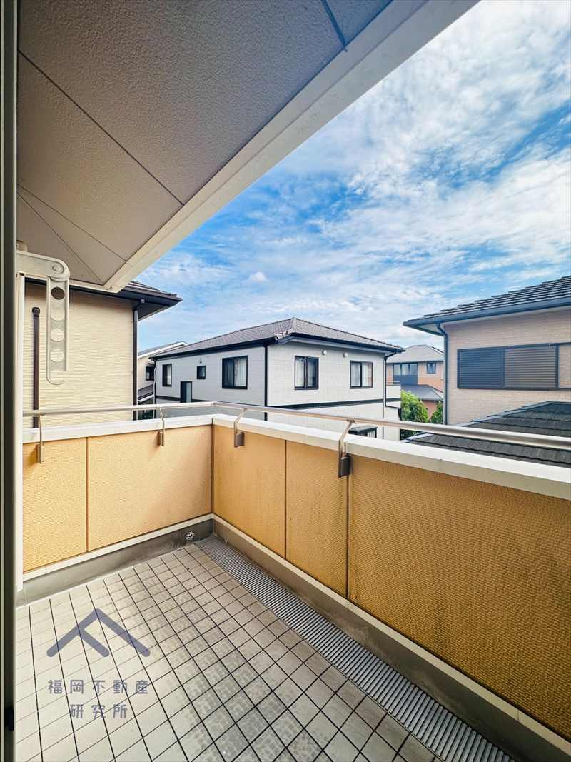 西区西の丘３丁目　戸建てのバルコニー