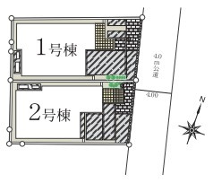 さいたま市北区本郷町　新築一戸建て　Gran Felidia　02の区画図|2号棟