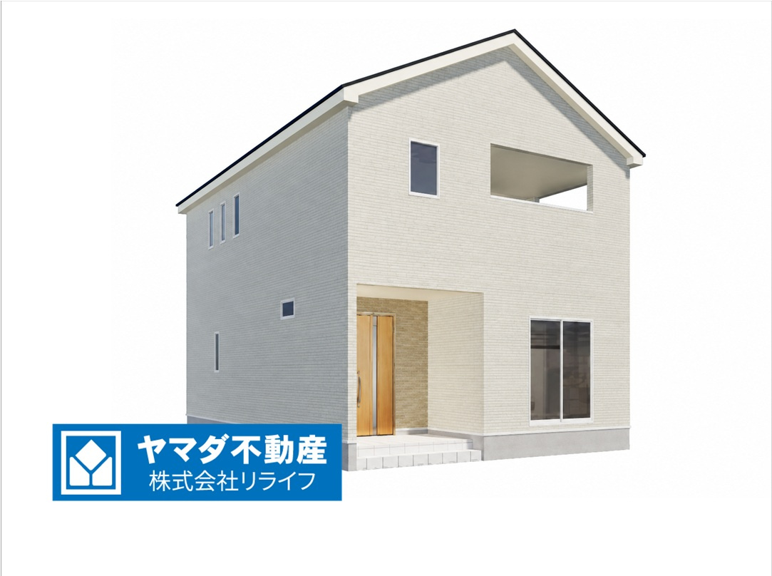 クワイエ　本巣市上真桑第４　全７区画分譲の外観|■１号棟
■YAMADA電機の　ヤマダ不動産　株式会社リライフ　大垣店■
耐震性能・制震性能を備えたおうち！
震度７の揺れに鍛えられた、建築基準法の1.5倍の壁量と制振装置（SAFE365）を完備