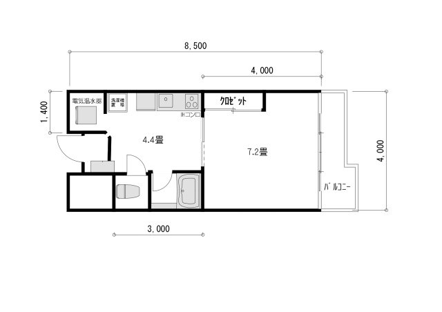 パレ菜園の間取り