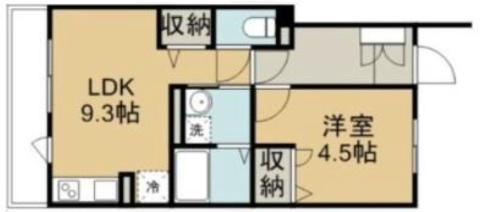 エメラルドの間取り