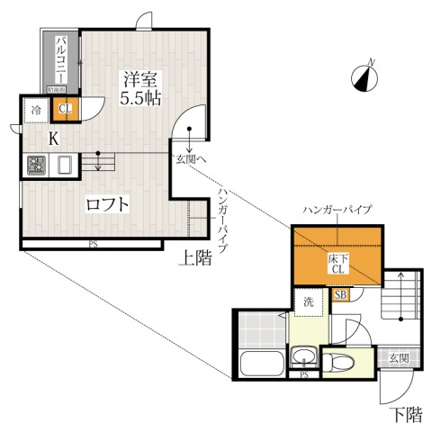 ＣＢ与野本町ストリアの間取り