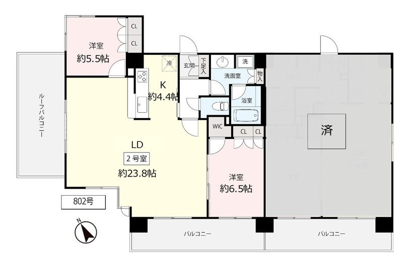 エリューディ船橋本町の間取り