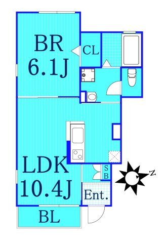 シェルティー菊名の間取り|使いやすい間取りです！