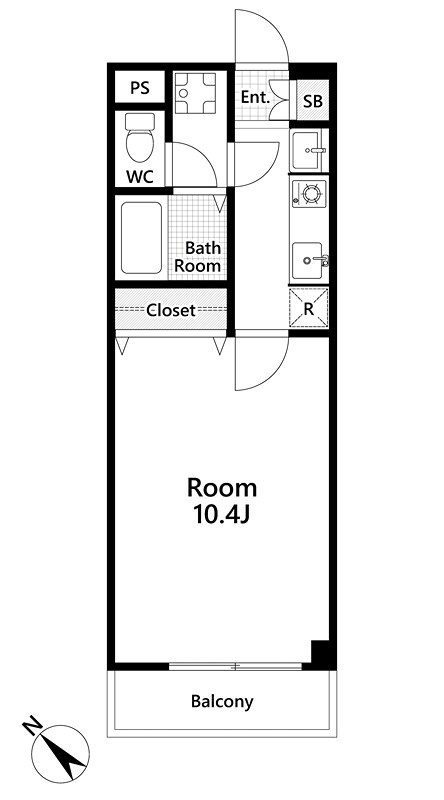 プティパレドゥ の間取り