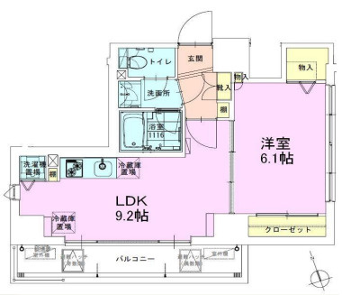 駒込レジデンス壱番館の間取り