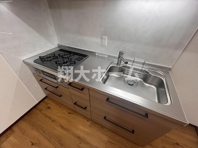 門前仲町スカイハイツのキッチン