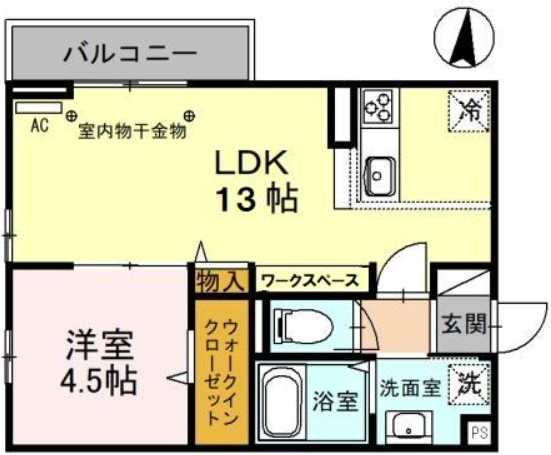 むさし野スクエアの間取り