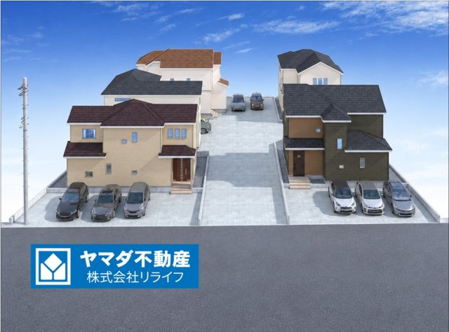 ハートフルタウン　江南市小杁町長者毛西　全5区画分譲の外観：施工例|■E号棟
■YAMADA電機の　ヤマダ不動産　株式会社リライフ　一宮店■
いつでもお問合わせ下さい。