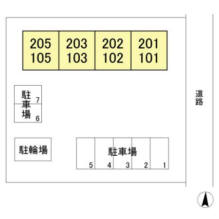 エスペランサＫの区画図|他社様掲載物件もまとめてご紹介、ご案内可能です(^^)/