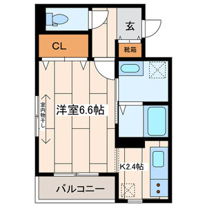 シャルムコートの間取り|間取りです。