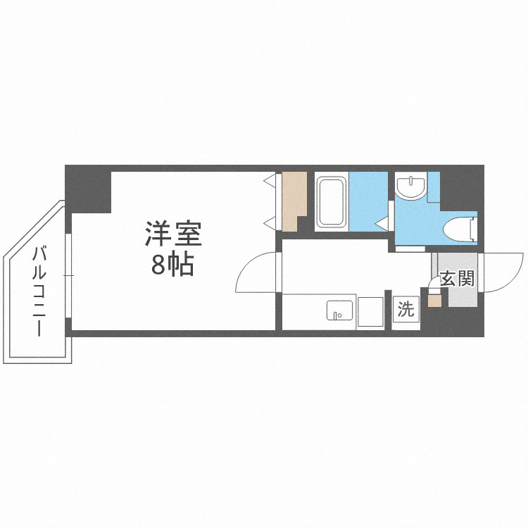 Park Lane Minamiの間取り
