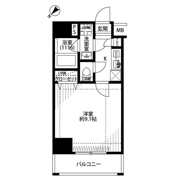 プレール・ドゥーク板橋の間取り|間取りです。