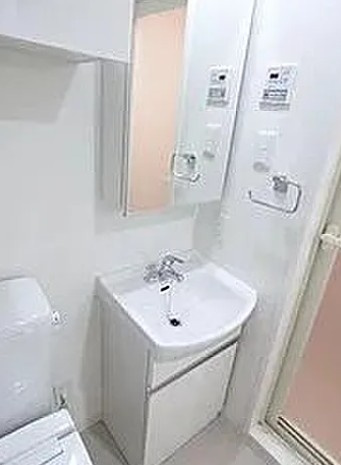 プラシア北千住の洗面所