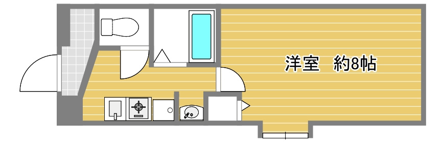 吹田市江坂町１丁目の店舗事務所の間取り|図面は略図に付き現況優先