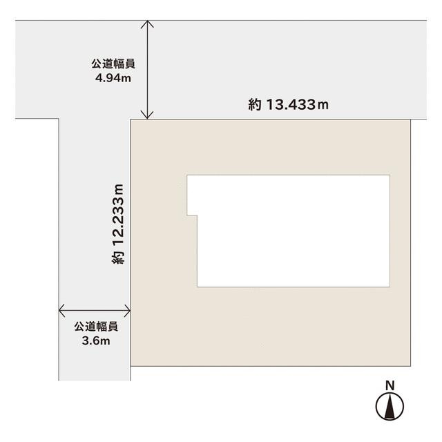 一宮市浅井町戸建（中古住宅）の区画図