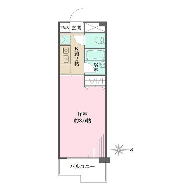 精養堂アパートメンツの間取り