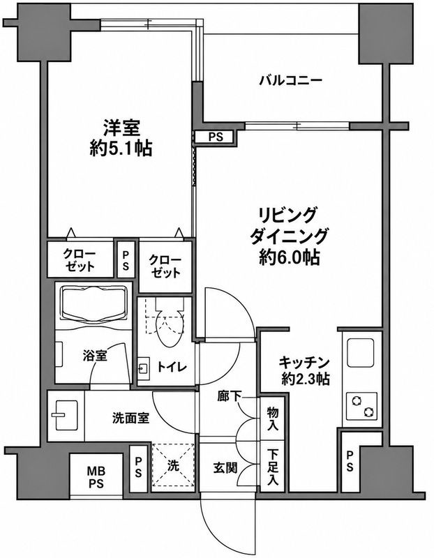 クリオ三ノ輪ラ・モードの間取り