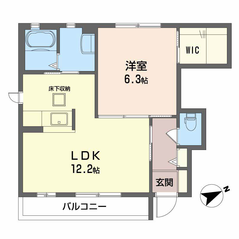 シャーメゾン ペル センプレの間取り