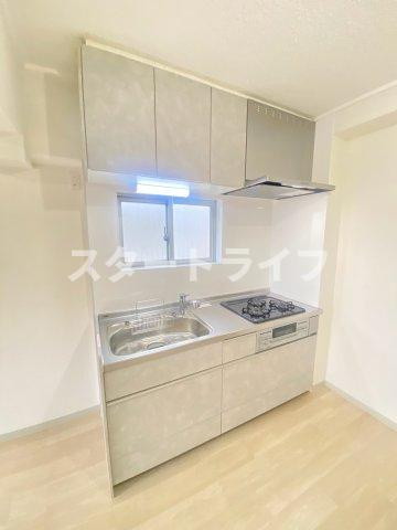 大阪市東淀川区菅原１丁目の賃貸マンションのキッチン