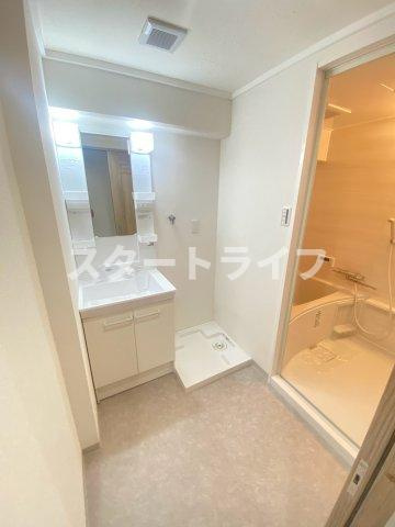 大阪市東淀川区菅原１丁目の賃貸マンションの洗面所
