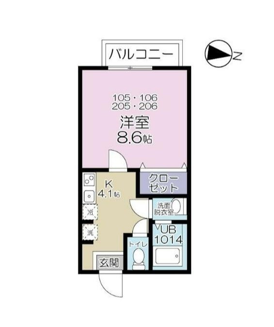 Kメゾンの間取り