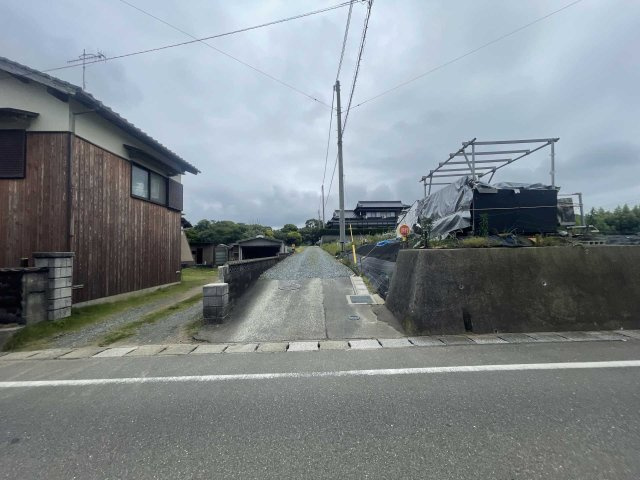 【糸島】志摩芥屋 土地の周辺|敷地へはサンセットロードから侵入します