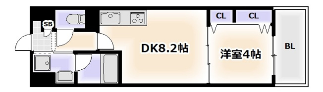 【間取り】 | エグゼ難波ザ・ゲート